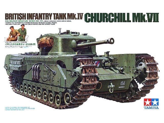 Tamiya - British Infantry Tank Mk.IV Churchill Mk.VII, 1/35, 35210 hind ja info | Klotsid ja konstruktorid | kaup24.ee