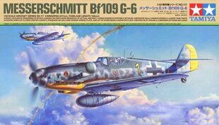 Tamiya - Messerschmitt Bf109 G-6, 1/48, 61117 hind ja info | Klotsid ja konstruktorid | kaup24.ee