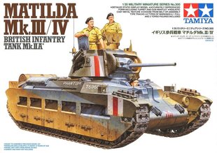 Tamiya - Matilda Mk.III/IV, Scale:1/35, 35300 hind ja info | Klotsid ja konstruktorid | kaup24.ee