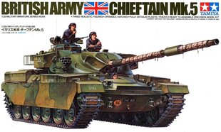 Tamiya - British Chieftain Mk.V Tank, 1/35, 35068 цена и информация | Конструкторы и кубики | kaup24.ee