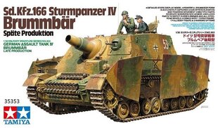 Tamiya - Sd.Kfz.166 Sturmpanzer IV Brummbär, Scale:1/35, 35353 hind ja info | Klotsid ja konstruktorid | kaup24.ee