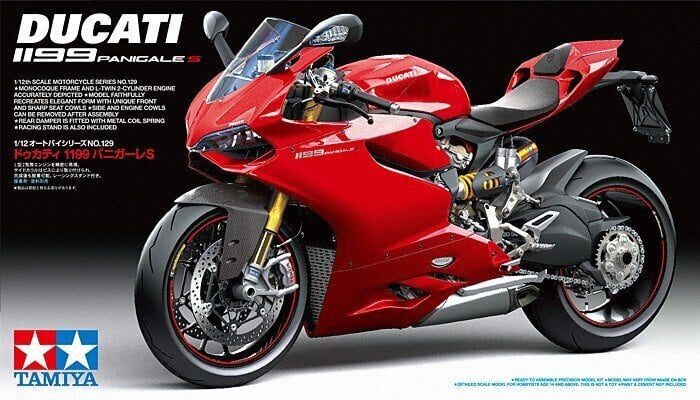 Tamiya - Ducati 1199 Panigale, 1/12, 14129 цена и информация | Klotsid ja konstruktorid | kaup24.ee