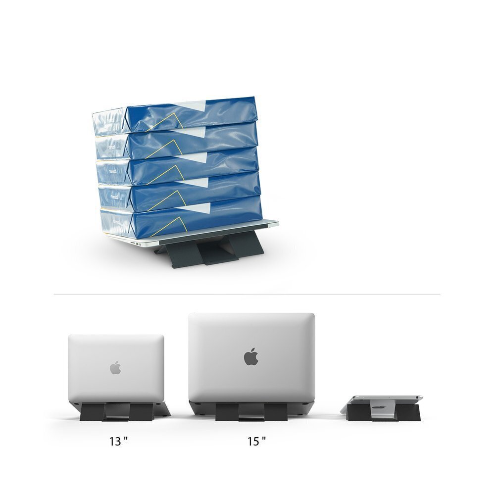Kokkupandav sülearvuti alus Ringke Folding Stir 2 sülearvuti, hall (Acst0011) цена и информация | Sülearvuti tarvikud | kaup24.ee
