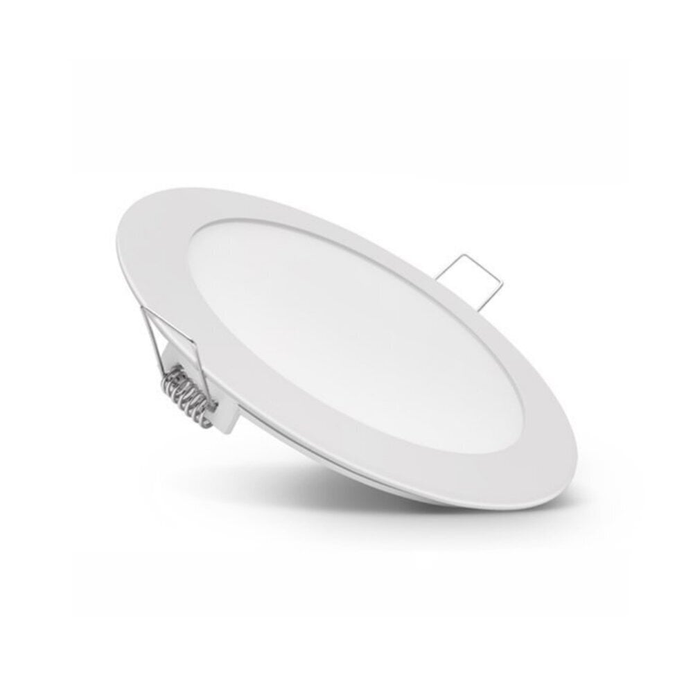 LED-paneel 6W 3000K, soe valge värv, ümmargune цена и информация | Süvistatavad ja LED valgustid | kaup24.ee