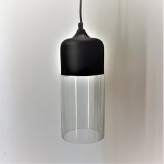 Подвесной светильник E27 черный цена и информация | Потолочный светильник, 38 x 38 x 24 см | kaup24.ee