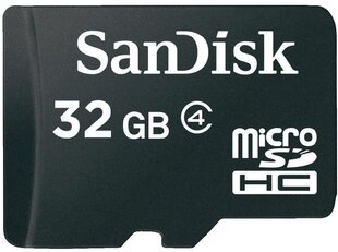 SanDisk SD Micro HC 32 ГБ цена и информация | Карты памяти для телефонов | kaup24.ee