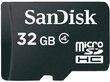 Mälukaart SanDisk 32GB microSDHC, 4.klass hind ja info | Mobiiltelefonide mälukaardid | kaup24.ee