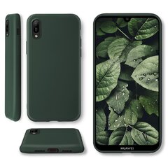 Силиконовый чехол Moozy Minimalist для Huawei Y6 2019, тонкий и матовый чехол из силикона TPU, темно-зеленый цена и информация | Чехлы для телефонов | kaup24.ee