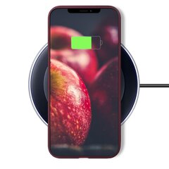 Силиконовый чехол Moozy Minimalist для iPhone 11 Pro, тонкий и матовый чехол из силикона TPU, винно-красный цена и информация | Чехлы для телефонов | kaup24.ee