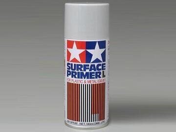 Tamiya - Fine Surface Primer L - Light Grey (teraga krunt) 180ml, 87064 цена и информация | Kunstitarbed, voolimise tarvikud | kaup24.ee