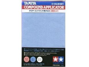 Tamiya - Compound Applicator Cloth x 3 (Poleerimislapid), 87090 hind ja info | Kunstitarbed, voolimise tarvikud | kaup24.ee