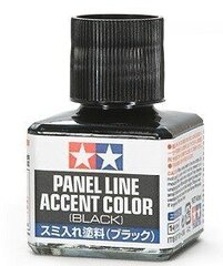 Tamiya - Panel line accent color Black, 40ml, 87131 цена и информация | Принадлежности для рисования, лепки | kaup24.ee