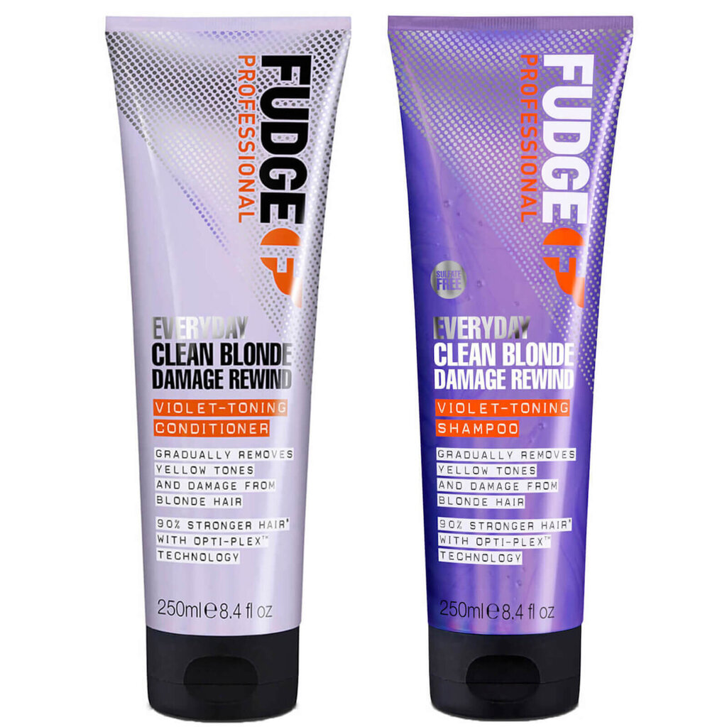 FUDGE Everyday Clean Blonde Damage Rewind šampoon ja palsam 2x250ml цена и информация | Šampoonid | kaup24.ee