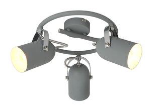 Candellux laevalgusti Gray 3, hall hind ja info | Laelambid | kaup24.ee