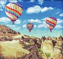 Набор для вышивания LetiStitch Воздушные шары над Гранд-Каньоном Sleti961 цена и информация | Принадлежности для вышивания | kaup24.ee