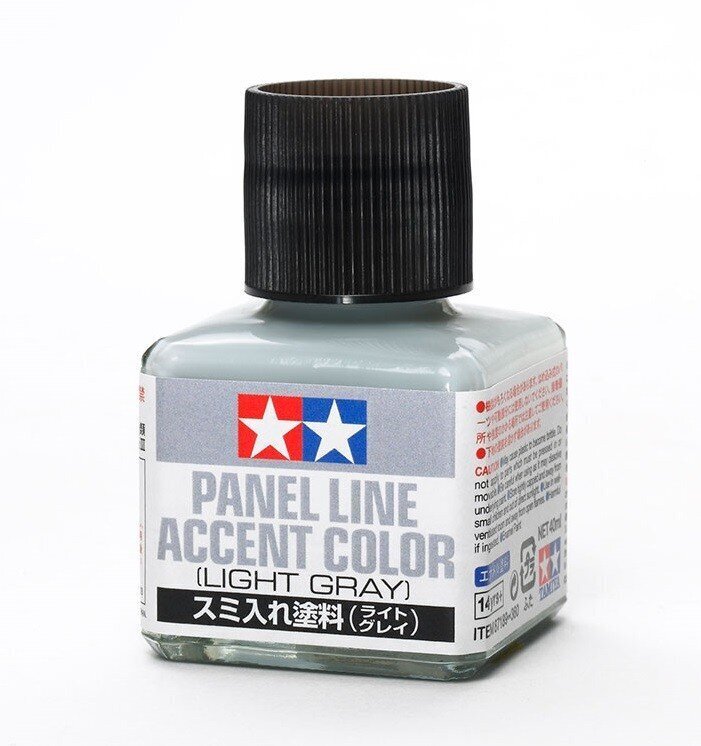 Tamiya - Panel line accent color Light Grey, 40ml, 87189 hind