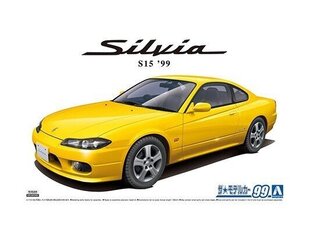 Aoshima - Nissan S15 Silvia Spec.R '99, 1/24, 05679 hind ja info | Klotsid ja konstruktorid | kaup24.ee