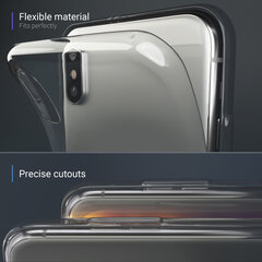 Чехол Moozy 360° для iPhone X, iPhone XS, тонкий и прозрачный чехол из силикона TPU, покрывающий весь корпус цена и информация | Чехлы для телефонов | kaup24.ee