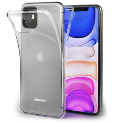 Moozy 360-Kraadine Ümbris iPhone 11 Jaoks - Kogu Korpuse Eesmine ja Tagumine Õhuke Läbipaistev TPU Silikoongeeliga Ümbris hind ja info | Telefoni kaaned, ümbrised | kaup24.ee