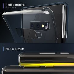 Чехол Moozy 360° для Samsung Note 9, тонкий и прозрачный чехол из силикона TPU, покрывающий весь корпус цена и информация | Чехлы для телефонов | kaup24.ee