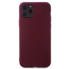 Силиконовый чехол Moozy Minimalist для iPhone SE 2020, iPhone 8 и iPhone 7, тонкий и матовый чехол из силикона TPU, винно-красный цена и информация | Чехлы для телефонов | kaup24.ee