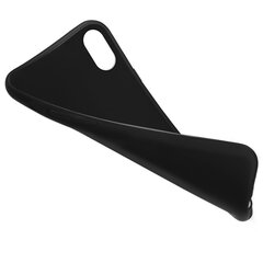 Силиконовый чехол Moozy Minimalist для iPhone X и iPhone XS, тонкий и матовый чехол из силикона TPU, черный цена и информация | Чехлы для телефонов | kaup24.ee