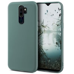 Moozy Minimalist Kerge Silikoonist Ümbris Oppo A9 2020, Hall Sinine – Matt Õhuke Pehme TPU Ümbris цена и информация | Чехлы для телефонов | kaup24.ee