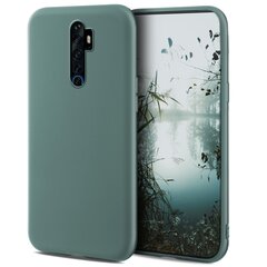 Силиконовый чехол Moozy Minimalist для Oppo Reno2 Z, тонкий и матовый чехол из силикона TPU, серо-голубой цена и информация | Чехлы для телефонов | kaup24.ee