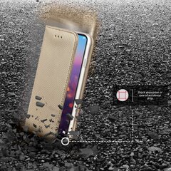 Перекидной чехол Moozy для Huawei P20 Lite - Золотой магнитный откидной футляр с держателем для карт и подставкой цена и информация | Чехлы для телефонов | kaup24.ee