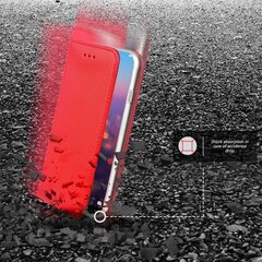 Moozy Klapiga Ümbris Huawei P20 Lite, Punane - Magnetilise Klapiga Ümbris Koos Kaardi- ja Telefonihoidjaga hind ja info | Telefoni kaaned, ümbrised | kaup24.ee