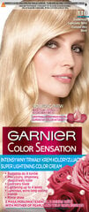 Kauapüsiv juuksevärv Garnier Color Sensation 110 ml, 110 Diamond Ultra Blond hind ja info | Garnier Kaitsevahendid ja meditsiinitarbed | kaup24.ee