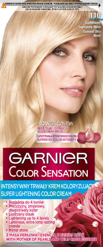 Kauapüsiv juuksevärv Garnier Color Sensation 110 ml, 110 Diamond Ultra Blond hind ja info | Juuksevärvid | kaup24.ee