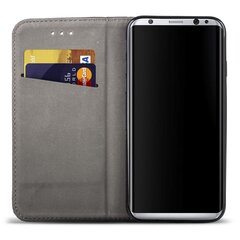 Moozy Klapiga Ümbris Samsung S8, Must - Magnetilise Klapiga Ümbris Koos Kaardi- ja Telefonihoidjaga hind ja info | Telefoni kaaned, ümbrised | kaup24.ee
