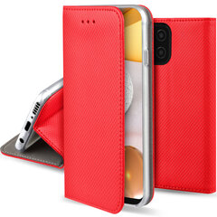 Перекидной чехол Moozy для Samsung A42 5G - красный магнитный откидной футляр с держателем для карт и подставкой цена и информация | Чехлы для телефонов | kaup24.ee