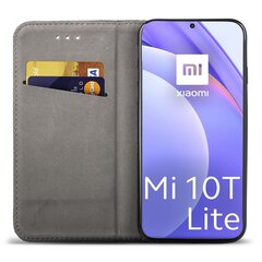 Moozy Klapiga Ümbris Xiaomi Mi 10T Lite 5G, Must - Magnetilise Klapiga Ümbris Koos Kaardi- ja Telefonihoidjaga hind ja info | Telefoni kaaned, ümbrised | kaup24.ee