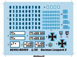 Hobbyboss - German Leopard 2 A4 tank, 1/35, 82401 цена и информация | Конструкторы и кубики | kaup24.ee