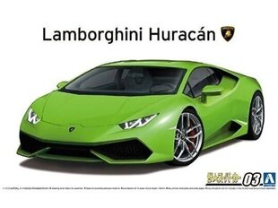 Aoshima - Lamborghini Huracan, 1/24, 05846 цена и информация | Конструкторы и кубики | kaup24.ee