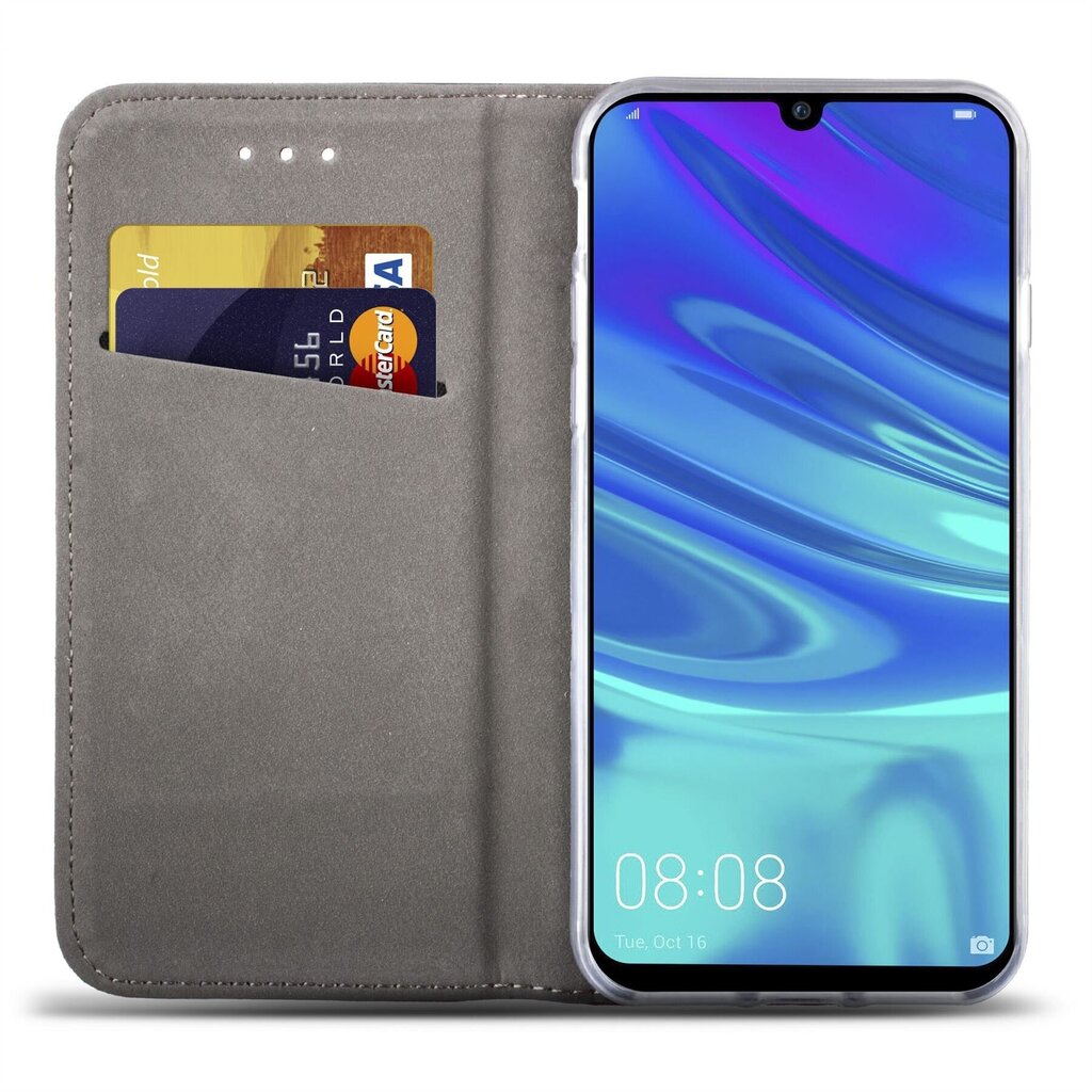 Moozy Klapiga Ümbris Huawei P Smart 2019, Honor 10 Lite, Punane - Magnetilise Klapiga Ümbris Koos Kaardi- ja Telefonihoidjaga цена и информация | Telefoni kaaned, ümbrised | kaup24.ee