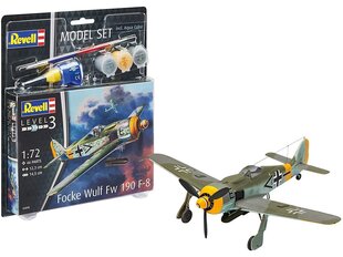 Revell - Focke Wulf Fw190 F-8 Model Set, 1/72, 63898 цена и информация | Конструкторы и кубики | kaup24.ee