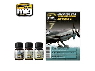 Краска AMMO MIG - AIRPLANES ENGINES AND EXHAUSTS. AMIG7420 цена и информация | Принадлежности для рисования, лепки | kaup24.ee