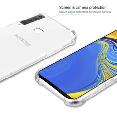 Moozy Põrutuskindel Silikoonümbris Samsung A9 2018, A9 Star Pro, Galaxy A9s - Läbipaistev Telefoniümbris Tugevdatud Nurkade Kaitsega цена и информация | Чехлы для телефонов | kaup24.ee