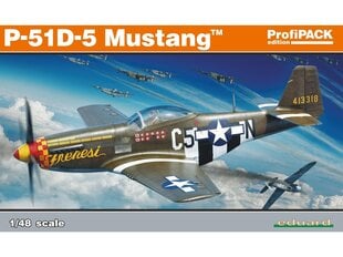Сборная пластиковая модель Eduard - P-51D-5 Mustang, Profipack, 1/48, 82101 цена и информация | Конструкторы и кубики | kaup24.ee