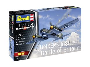 Revell - Junkers Ju 88 A-1 Battle of Britain, 1/72, 04972 цена и информация | Конструкторы и кубики | kaup24.ee