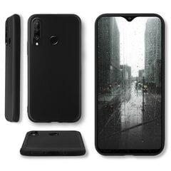 Силиконовый чехол Moozy Minimalist для Huawei P30 Lite, тонкий и матовый чехол из силикона TPU, черный цена и информация | Чехлы для телефонов | kaup24.ee