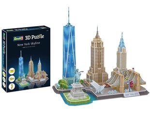 Revell - 3D Puzzle New York Skyline, 00142 hind ja info | Pusled | kaup24.ee