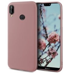 Силиконовый чехол Moozy Minimalist для Huawei P20 Lite, тонкий и матовый чехол из силикона TPU, роза бежевого цвета цена и информация | Чехлы для телефонов | kaup24.ee