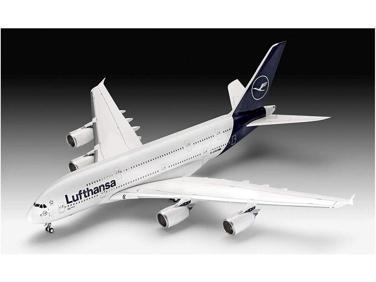 Revell - Airbus A380-800 Lufthansa New Livery, 1/144, 03872 hind ja info | Klotsid ja konstruktorid | kaup24.ee