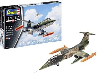 Revell - F-104 G Starfighter NL/B, 1/72, 03879 hind ja info | Klotsid ja konstruktorid | kaup24.ee