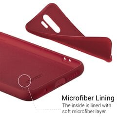 Moozy Lifestyle Ümbris Xiaomi Redmi Note 8 Pro - Esmaklassiline Silikoonümbris Mattviimistlusega ja Pehme Mikrokiudvoodriga, Vanaroosa hind ja info | Telefoni kaaned, ümbrised | kaup24.ee