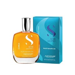 Multifunktsionaalne juukseõli lokkis juustele Alfaparf Milano Semi di Lino Curls Multi-benefit Oil 100 ml цена и информация | Маски, масла, сыворотки | kaup24.ee